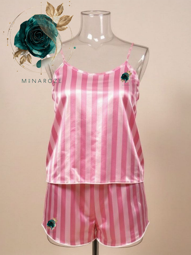 تاپ شورت ساتن زنانه