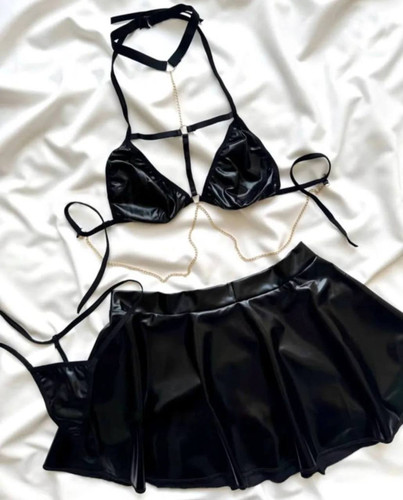 ست لباس زیر فانتزی دیسکویی