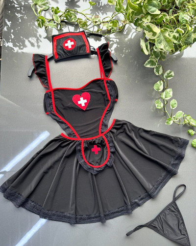 ست کاستوم فانتزی زنانه مدل پرستاری